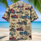 Motorcycle Desert Highway Inspiration Adventure Hawaiian Shirt Design View For Resort Travel And Thoughtful Gifting