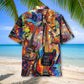 Vintage Retro Guitar Artist Hawaiian Shirt For Warm Weather Adventures And Everyday Comfort