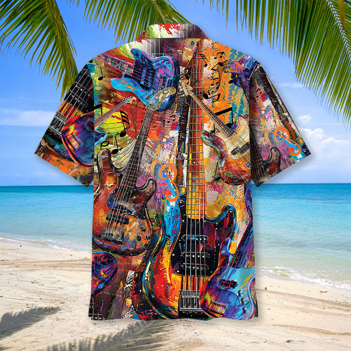 Vintage Retro Guitar Artist Hawaiian Shirt For Warm Weather Adventures And Everyday Comfort