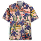 Desert ATV Motocross Road Adventure Hawaiian Shirt For Vacation Days And Relaxed Coastal Outings