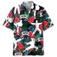 Tropical Floral Karate Martial Hawaiian Shirt Design Detail For Sunny Adventures And Casual Wear