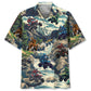ATV Motocross Rocky Mountain Adventure Hawaiian Shirt Artwork Detail For Resort Trips And Outdoor Activities