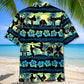 Tropical Floral Karate Beach Hawaiian Shirt For Resort Getaways And Comfortable Summer Activities