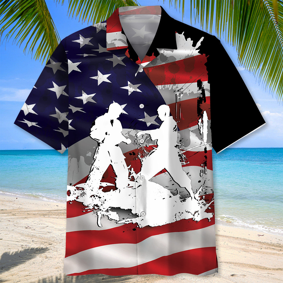 American Karate Martial Arts Hawaiian Shirt For Resort Getaways And Comfortable Summer Activities