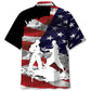 American Karate Martial Arts Hawaiian Shirt For Summer Vacation And Beach Travel