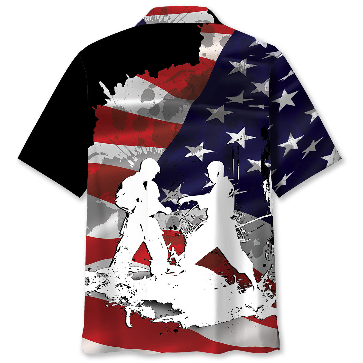American Karate Martial Arts Hawaiian Shirt For Summer Vacation And Beach Travel