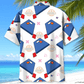 Game Cornhole Board Backyard Hawaiian Shirt Pattern View For Relaxed Warm Weather Outfits
