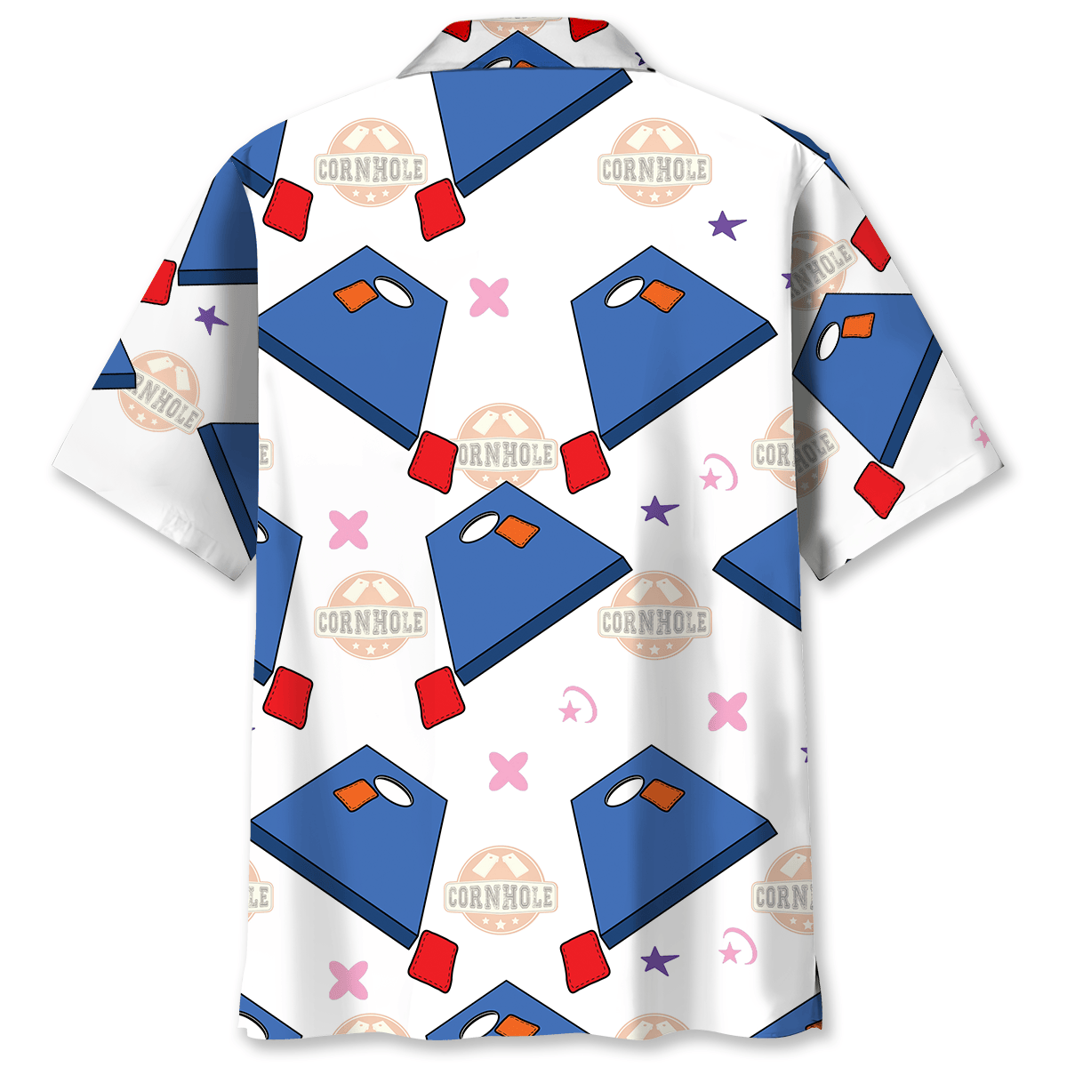 Game Cornhole Board Backyard Hawaiian Shirt For Summer Vacation And Beach Travel