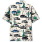 Patriotic Police Car Law Enforcement Hawaiian Shirt For Resort Getaways And Comfortable Summer Activities