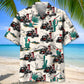 Historic Retro Desert Hot Rod Racing Highway Hawaiian Shirt For Poolside Relaxation And Sunny Getaways