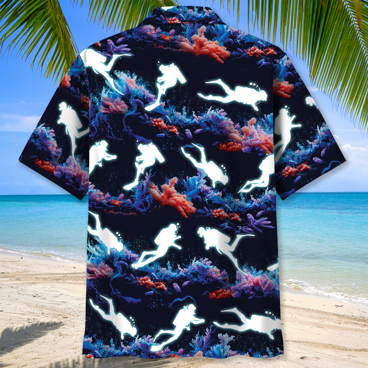 Scuba Diving Ocean Adventure Hawaiian Shirt For Coastal Adventures And Warm Weather Wear