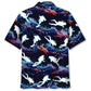 Scuba Diving Ocean Adventure Hawaiian Shirt Artwork Detail For Tropical Trips And Casual Outings