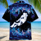 Deep Ocean Diving Underwater Adventure Hawaiian Shirt Pattern Detail For Summer Holidays And Outdoor Fun