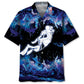 Deep Ocean Diving Underwater Adventure Hawaiian Shirt Artwork Detail For Tropical Trips And Casual Outings