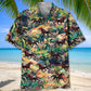 Tropical Horse Road Harness Racing Hawaiian Shirt Artwork View For Coastal Escapes And Resort Style