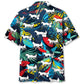Tropical Horse Harness Racing Hawaiian Shirt For Beach Parties And Weekend Getaways