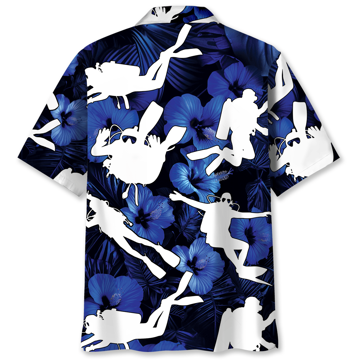 Summer Diver Ocean Adventure Hawaiian Shirt Design Detail For Sunny Adventures And Casual Wear
