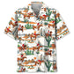 Classic Horse Desert Polo Sport Hawaiian Shirt Pattern View For Lightweight Everyday Style
