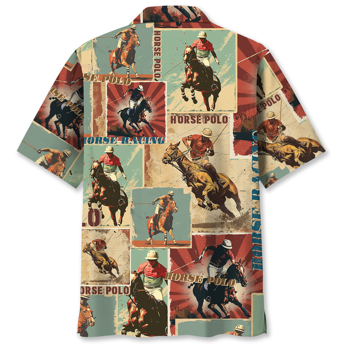 Retro Horse Polo Sport Magazine Hawaiian Shirt For Warm Weather Adventures And Everyday Comfort