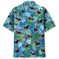 Classic Horse Racing Hawaiian Shirt Design Detail For Sunny Adventures And Casual Wear