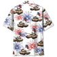 Tropical USA Tank Veteran Tribute Hawaiian Shirt Artwork View For Coastal Escapes And Resort Style