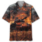 Heritage Old Soldier Tank Military Hawaiian Shirt Design Detail For Sunny Adventures And Casual Wear