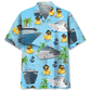 Funny Tropical Duck Cruise Fun Hawaiian Shirt For Warm Weather Adventures And Everyday Comfort