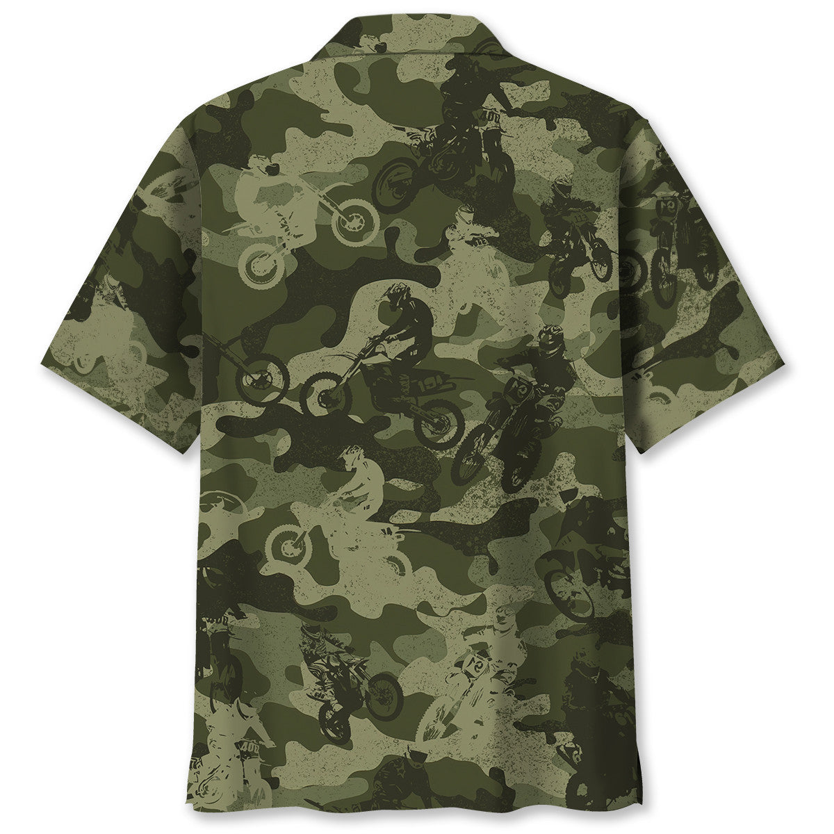 Bicycle Dirt Camouflage Adventure Hawaiian Shirt For Poolside Relaxation And Sunny Getaways