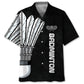 Badminton Sport Active Hawaiian Shirt Pattern Detail For Vacation Travel And Daily Wear