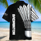 Badminton Sport Active Hawaiian Shirt Artwork View For Coastal Escapes And Resort Style
