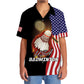 Badminton American Sport Pride Hawaiian Shirt Design Detail For Sunny Adventures And Casual Wear
