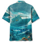 Ship Cruise Dolphins Ocean Hawaiian Shirt For Summer Events And Casual Outdoor Wear