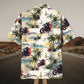 Tropical Biker Adventure Hawaiian Shirt Pattern View For Lightweight Everyday Style