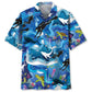 Whale Scuba Diving Ocean Adventure Hawaiian Shirt Artwork View For Coastal Escapes And Resort Style