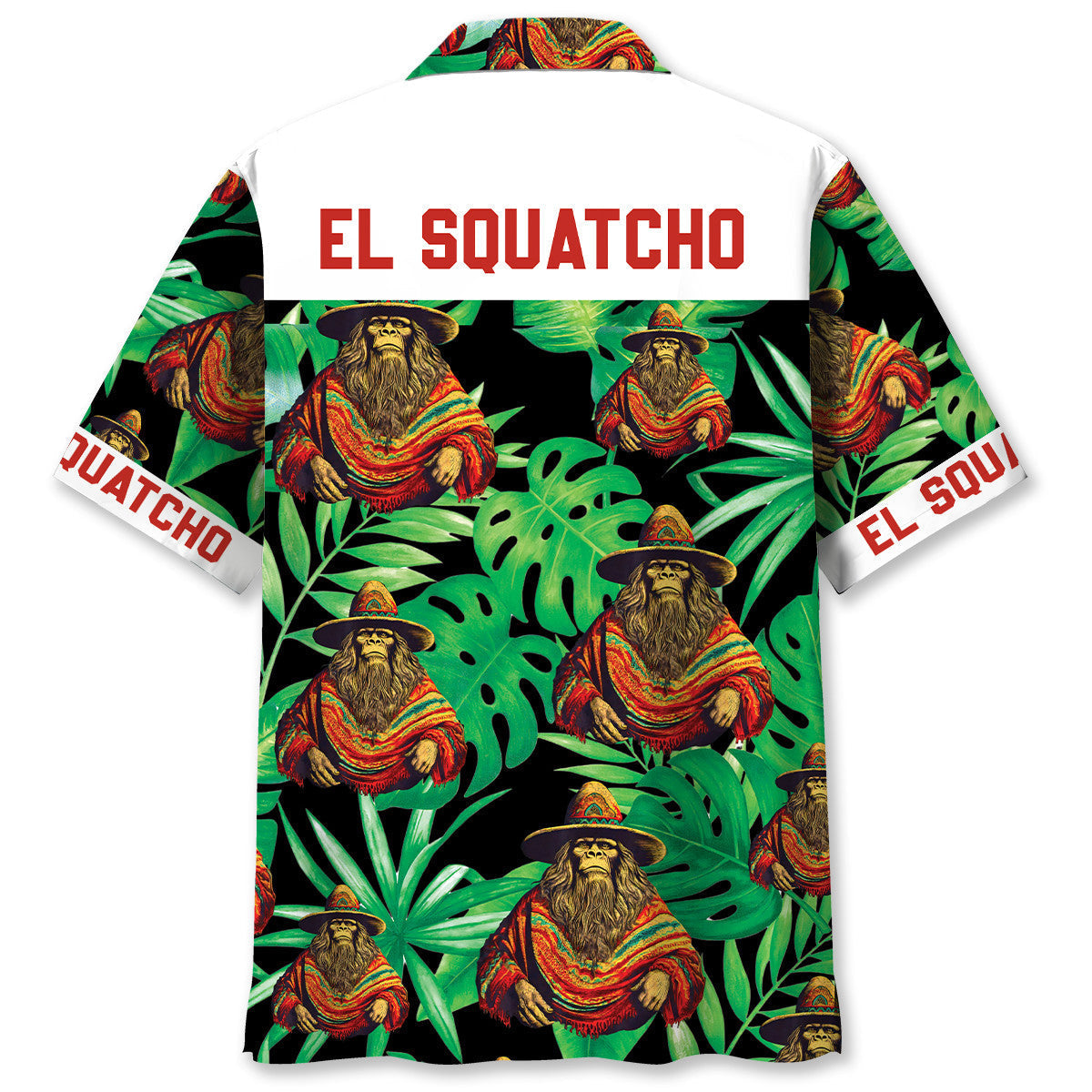 Sasquatch Poncho Forest Adventure Hawaiian Shirt For Beach Parties And Weekend Getaways