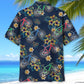 Tropical Cycling Adventure Hawaiian Shirt Artwork View For Weekend Travel And Beach Style