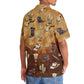 Western Cowboy Cactus Desert Hawaiian Shirt Artwork Detail For Tropical Trips And Casual Outings