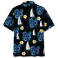 Sailboat Ocean Breeze Nautical Hawaiian Shirt Design View For Casual Summer Styling
