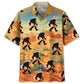 Forest Creature Sasquatch Poncho Desert Hawaiian Shirt Pattern View For Relaxed Warm Weather Outfits
