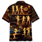 Western Cowboy Cowgirl Bar Hawaiian Shirt For Summer Events And Casual Outdoor Wear