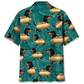 Dog Dachshund Hot Fun Hawaiian Shirt Pattern View For Lightweight Everyday Style
