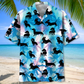 Neon Tropical Dachshund Hawaiian Shirt For Poolside Relaxation And Sunny Getaways