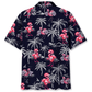 Funny Tropical Flamingo Gym Hawaiian Shirt For Beach Parties And Weekend Getaways