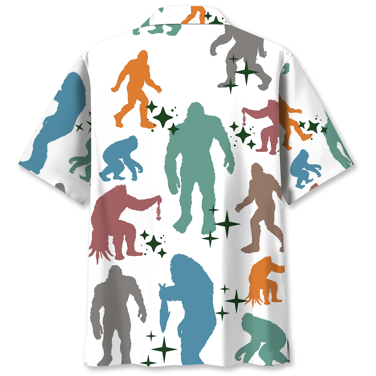 Funny Tropical Forest Creature Hawaiian Shirt Design View For Resort Travel And Thoughtful Gifting