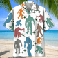 Funny Tropical Forest Creature Hawaiian Shirt For Coastal Adventures And Warm Weather Wear