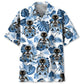 Robotic Tech Hawaiian Shirt For Summer Events And Casual Outdoor Wear