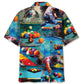 Vintage Retro Billiard Hawaiian Shirt For Warm Weather Adventures And Everyday Comfort