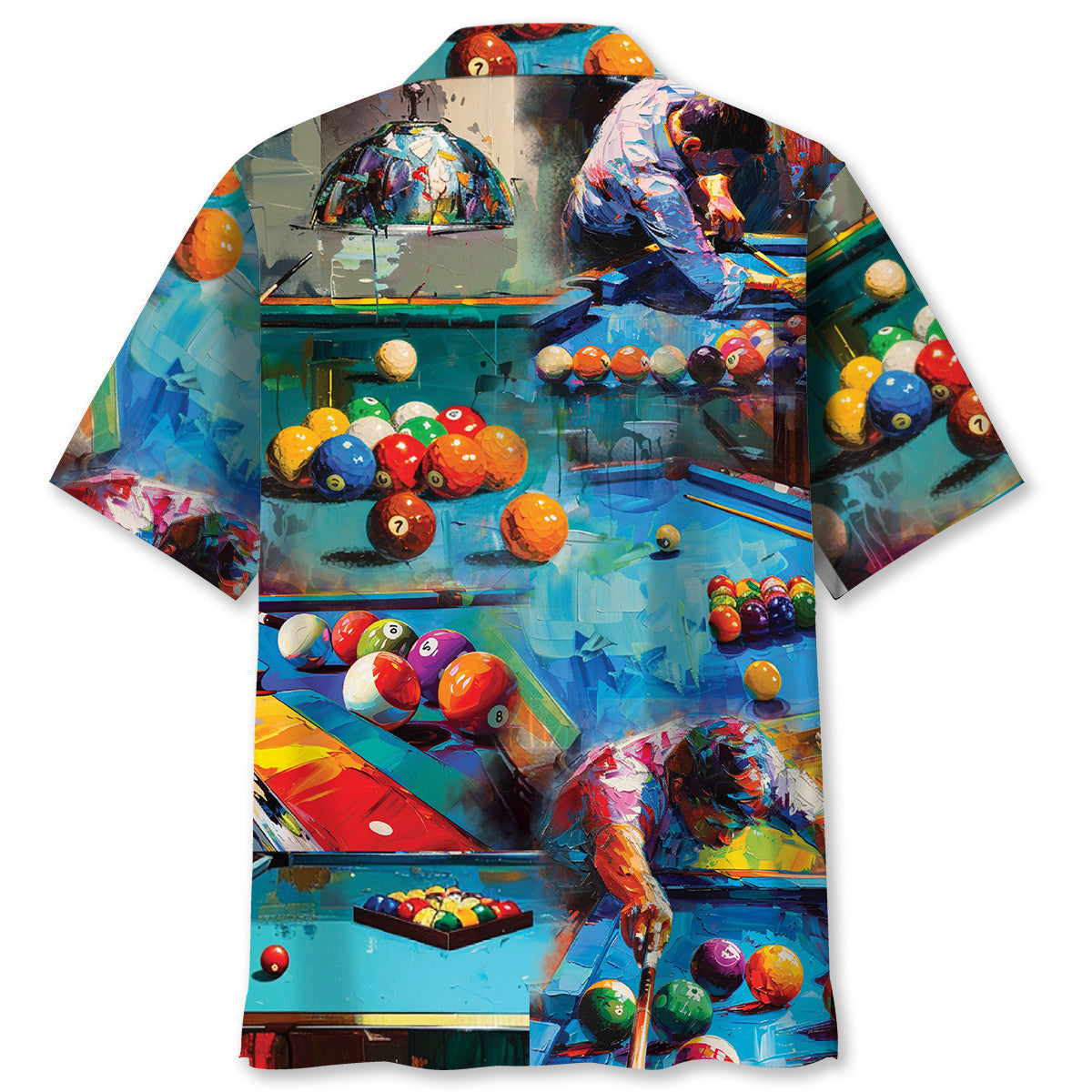 Vintage Retro Billiard Hawaiian Shirt For Warm Weather Adventures And Everyday Comfort