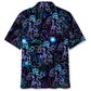 Robot Semiconductor Chip Circuit Hawaiian Shirt Pattern View For Relaxed Warm Weather Outfits