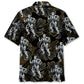 Robot Fighter Battle Mech Hawaiian Shirt Design Detail For Beach Days And Holiday Travel